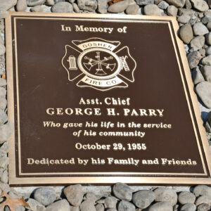 Chester County Dedicates New Memorial Garden, Plaque to Fallen Firefighter