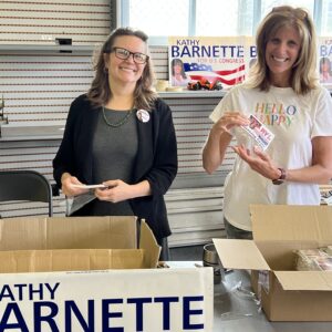 At Campaign HQ, Volunteers Stand By Barnette Amid Barrage of Attacks