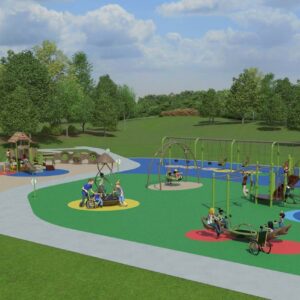 Delaware County Breaks Ground on New Playground in Upland Park