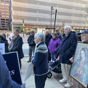 Protestors Pray as Jury is Selected for Trial of Bucks County Pro-Life Activist