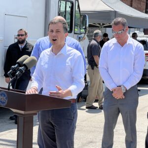 Buttigieg Was Slow to East Palestine but Rushed to Philly. DVJ Asked Him Why