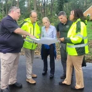 Delaware County Officials Tour Areas Affected by Recent Storms