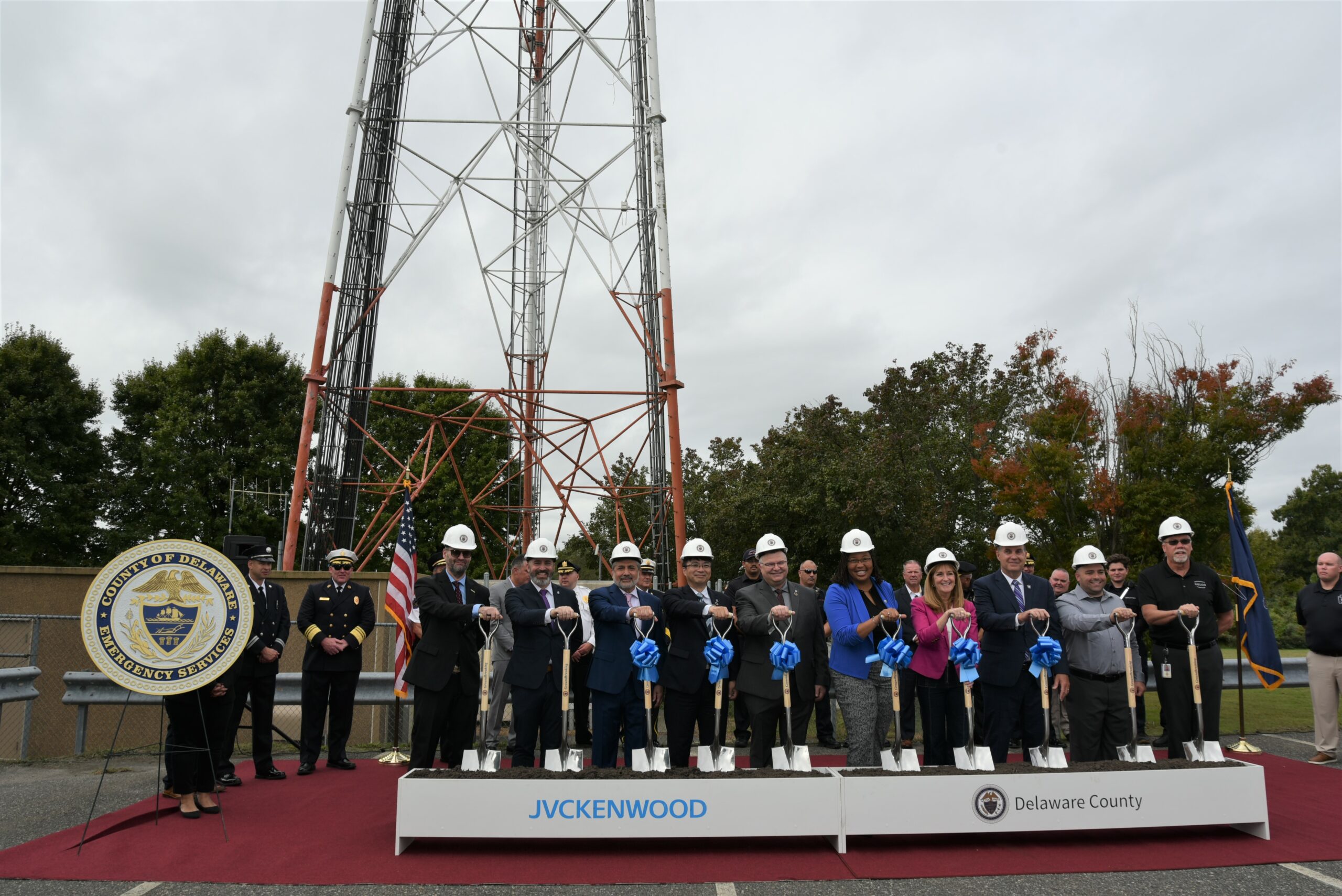Delco Breaks Ground on Major Public Safety Radio System Project