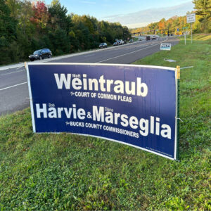 Weintraub Cries Foul Over Bogus Campaign Signs From Bucks County Dem