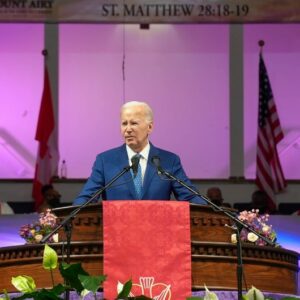 Biden Visits Philly Black Church to Boost Struggling Campaign