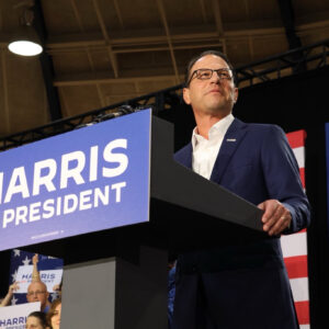 Enthusiastic Crowd Greets Shapiro, Whitmer at Montco Harris Rally