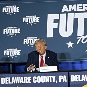 Trump Talks Immigration, Energy Costs at DelVal Town Hall